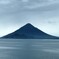 海の上の薩摩富士