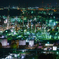 四日市の明るい夜