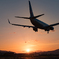 Sunset Landing Approach