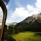 アラスカ鉄道車内より