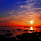 九十九島の夕日