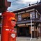 丸型ポストのある風景