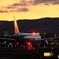 夕暮れの離陸機 #2