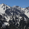 残雪の白馬三山