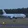 夕暮れの飛行機②