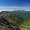 南アルプスの山々