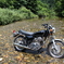 水浴びしにいきて～バイクごと！