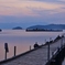 桟橋のある琵琶湖夕景Ⅰ