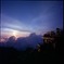 赤岳の夕日