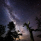 天の川と流星