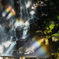 Rain waterfall