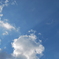 ツートンカラーの秋空