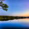 穏やかな英虞湾の夕景