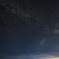 夏、北岳　夜明け前、北東の星空