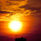 夕陽じゃなくて朝日です