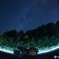 バイクと星空