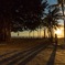 Queens surf beach sunset