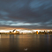 Sydney harbor in the dawn