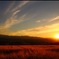 富良野麓郷の夕陽、夕焼け