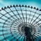 Ferris wheel on a cloudy day