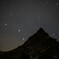 槍ヶ岳と星