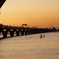 アクアブリッチと夕景
