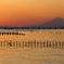 富士と夕景