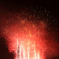 夜空に燃え上がる