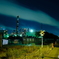 流れる雲と共に　工場夜景