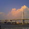 橋と入道雲