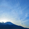 山中湖と富士山