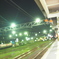 At the night platform