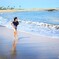 秋の浜辺で♪