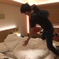 ＠Hotel 寝起きドッキリ　Part.2 Flying Body Splash