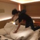 ＠Hotel 寝起きドッキリ　Part.2 Flying Body Splash