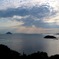 夕暮れの海