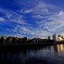 東京夕景〜小名木川から隅田川方面を眺める