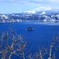 冬の摩周湖