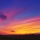 偶然居合わせた夕焼け