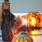 ハロウィンのキャンドル
