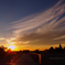 暮れる夕陽に明日を想う