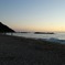 夕暮れの海