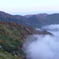 紅葉と雲海