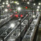 雨の車両基地　- 3