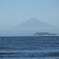 江ノ島と富士山