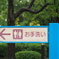お手洗いはこちらです