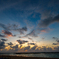 沖縄、最後の夕陽。