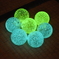 Glow in the dark glass ball