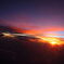 夕陽と雲