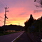 田舎の夕景